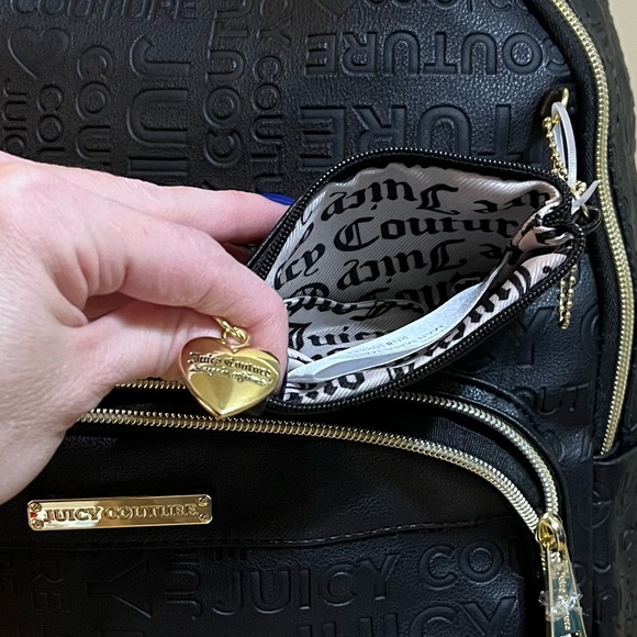 NEW Juicy Couture Word Play Embossed Logo Backpack - Picture 8 of 14